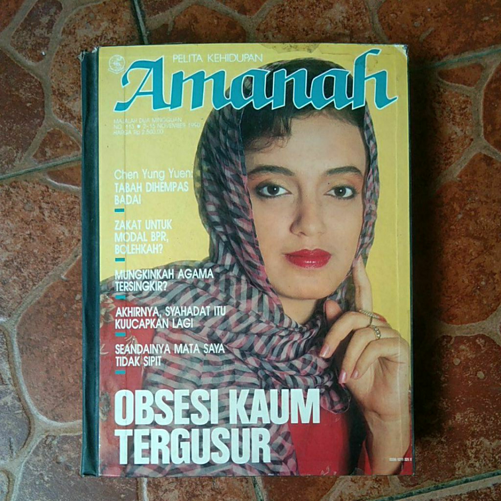MAJALAH PELITA KEHIDUPAN " AMANAH " KELUARAN TAHUN 1990 BUNDEL. ISI SATU BUNDEL ADA 6 MAJALAH