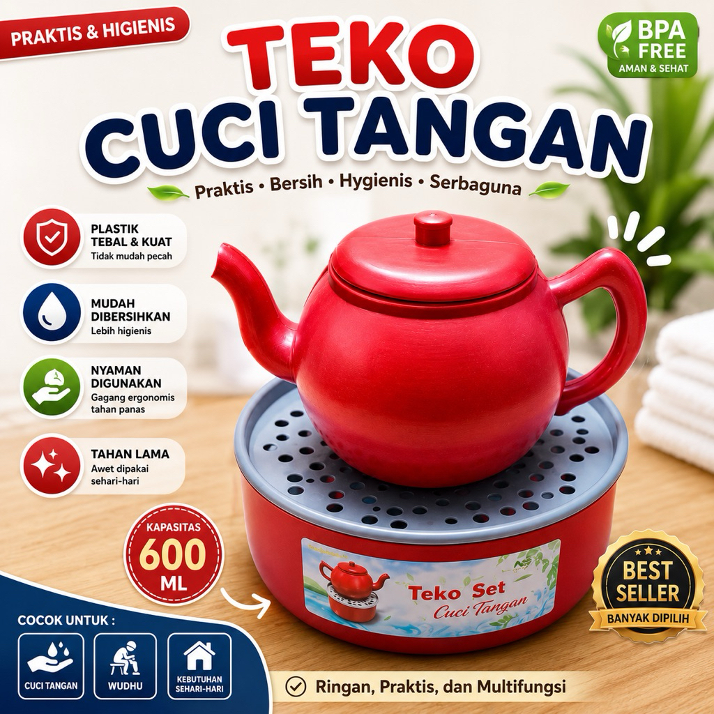 Teko Cuci Tangan Aladin NS / Teko Plastik Kobokan