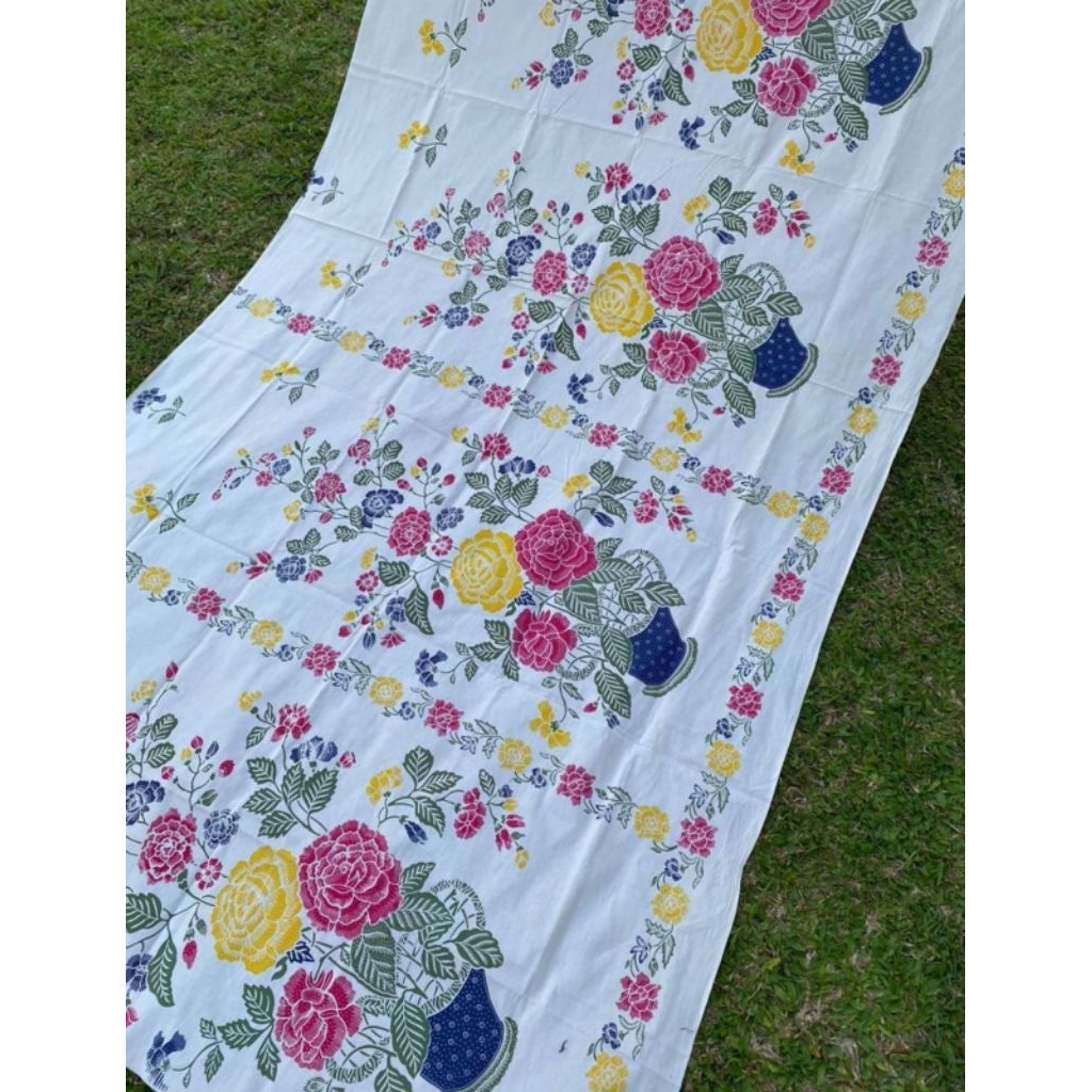 rok lilit kain batik encim motif pot Free Selendang