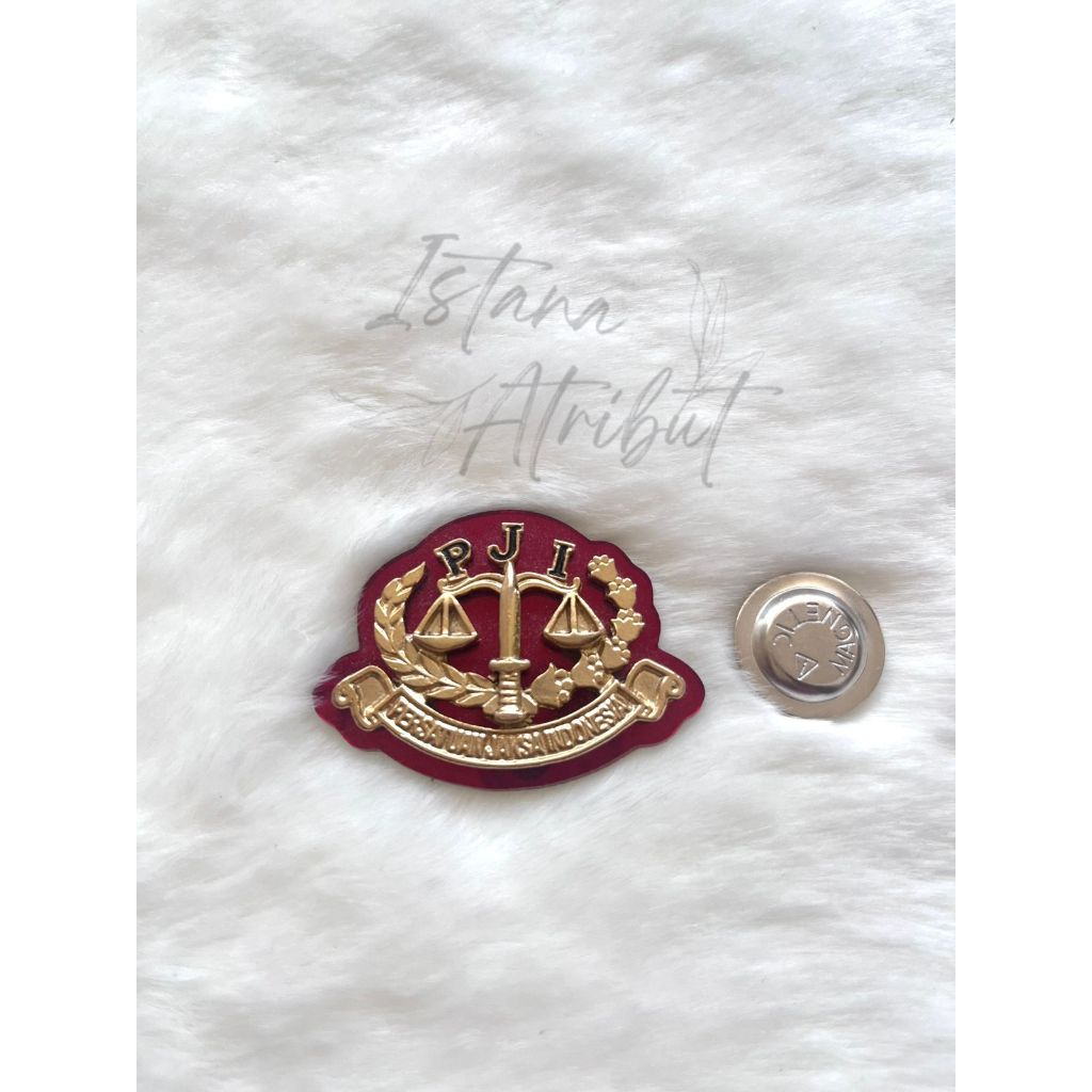 Pin PJI / Wing PJI / Pin Persatuan Jaksa Indonesia / Pin Jaksa / atribut Jaksa / atribut Kejaksaan