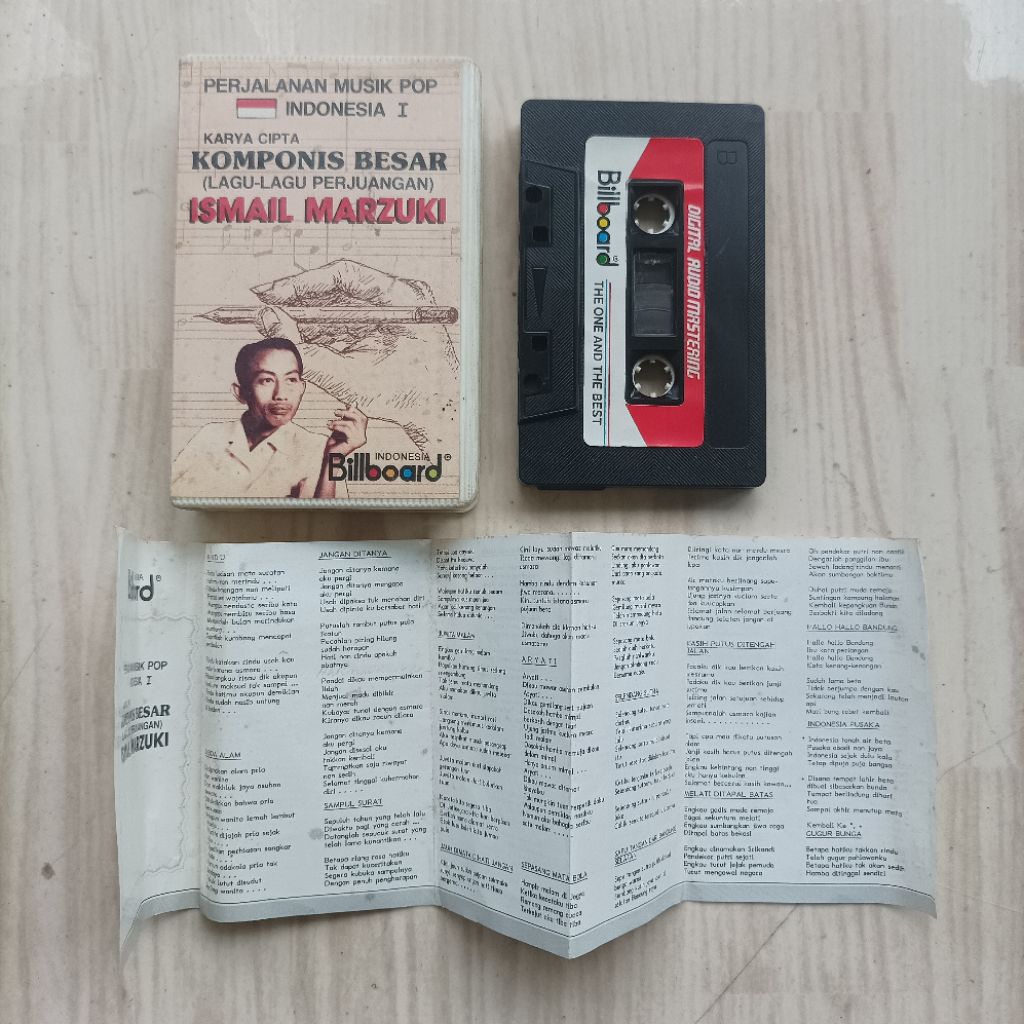 Original Kaset Pita Tape Musik Ismail Marzuki Album Karya Cipta