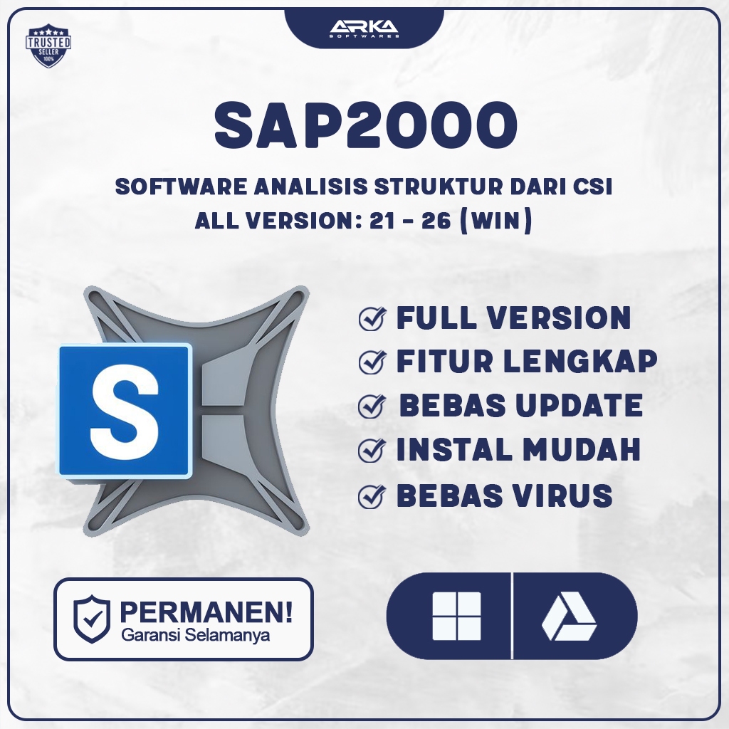 CSI SAP2000 Ultimate v27 + Etabs v23 Full Version Original Lifetime | Software Analisis & Desain Str