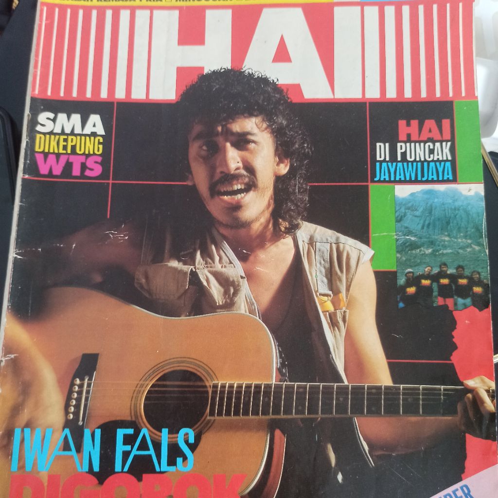 Majalah Langka Hai Spesial Iwan Fals