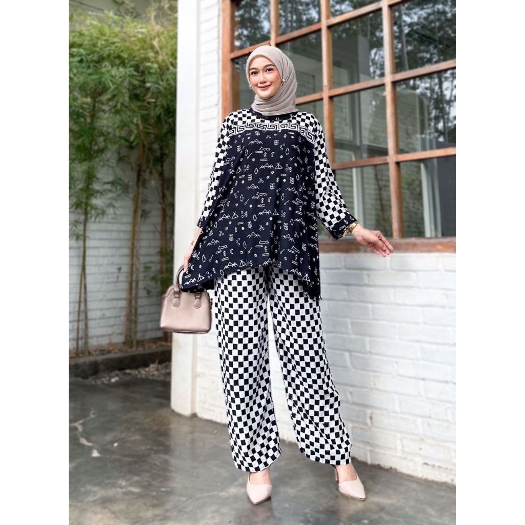 Claryn SET CELANA JUMBO BATIK CAP