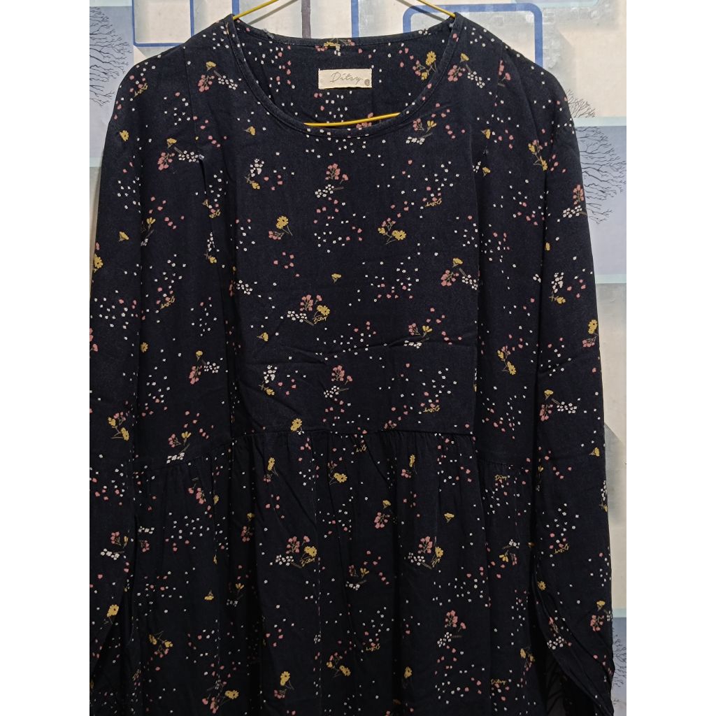 Preloved Gamis Ditsy size L