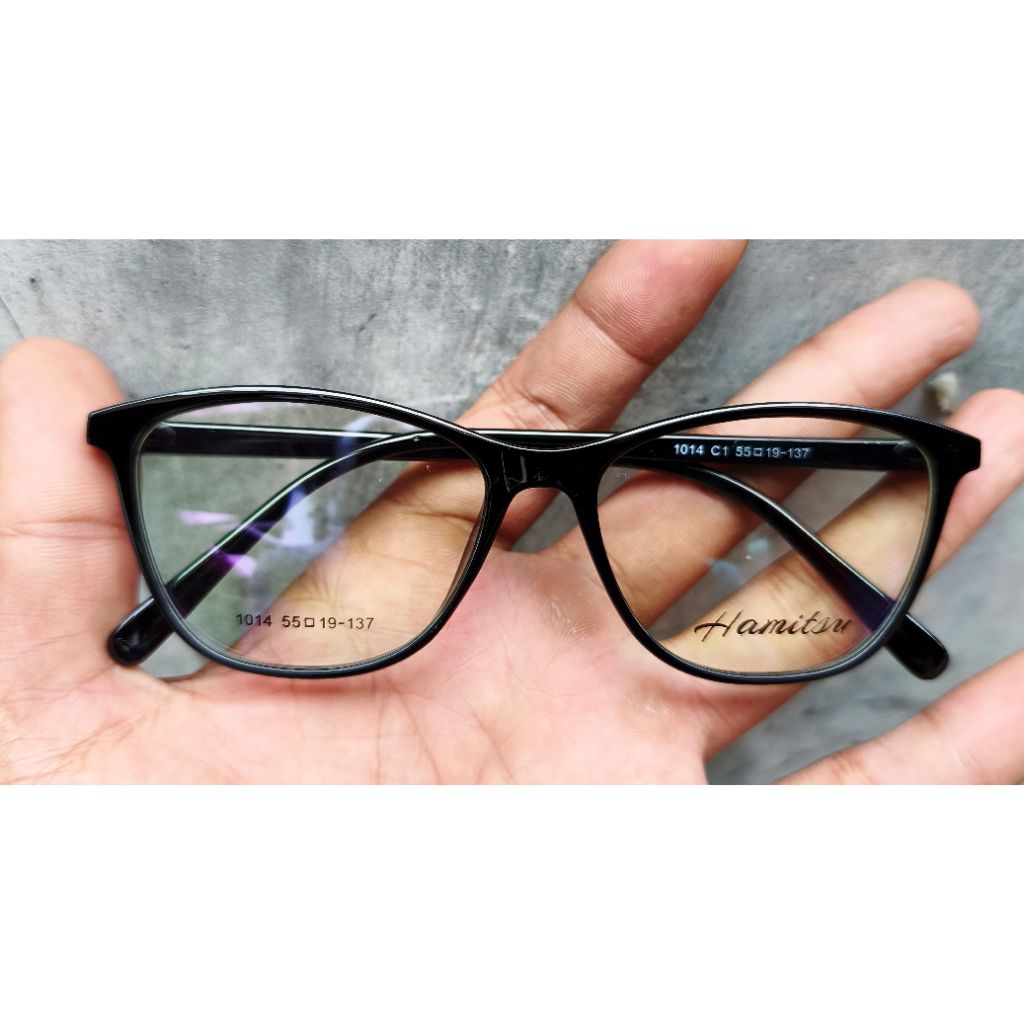 New kacamata cat eye kacamata hamitsu1014 kacamatamminus