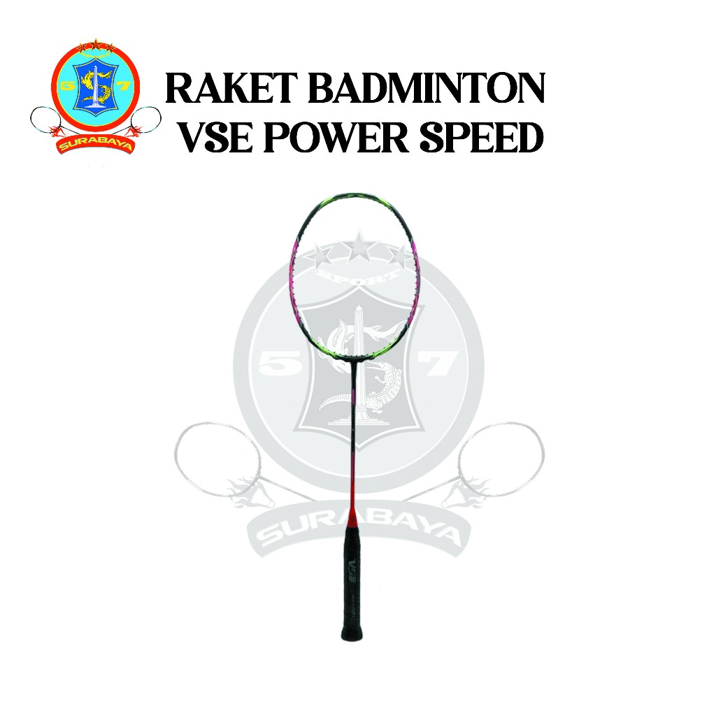 Raket Badminton VSE Power Speed Bonus Grip Handuk