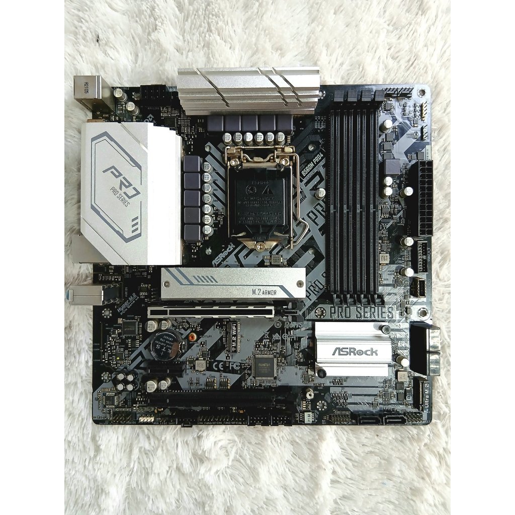 Motherboard ASRock B560M PRO4 LGA 1200 Intel Gen 10 & 11 mATX Normal Mulus Box