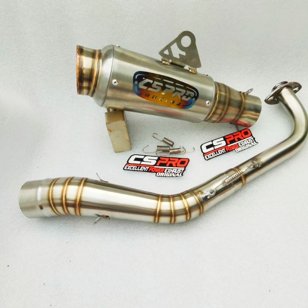 Knalpot CS Pro original Mp4 titan metic all new beat Scoopy Genio Nmax Aerox Pcx adv Vario 125/150/1