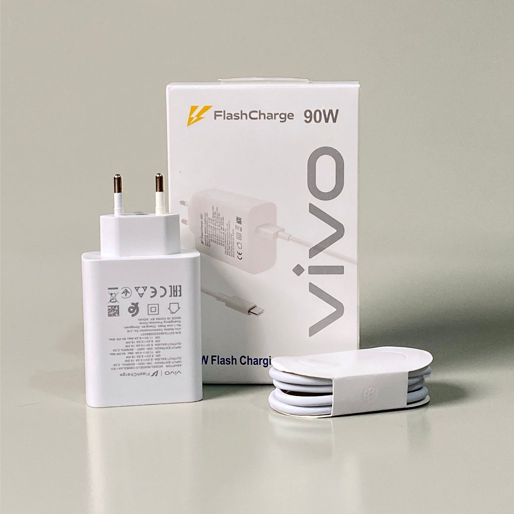 Charger Vivo 90w Original 90watt Flash Charge Type C Cable