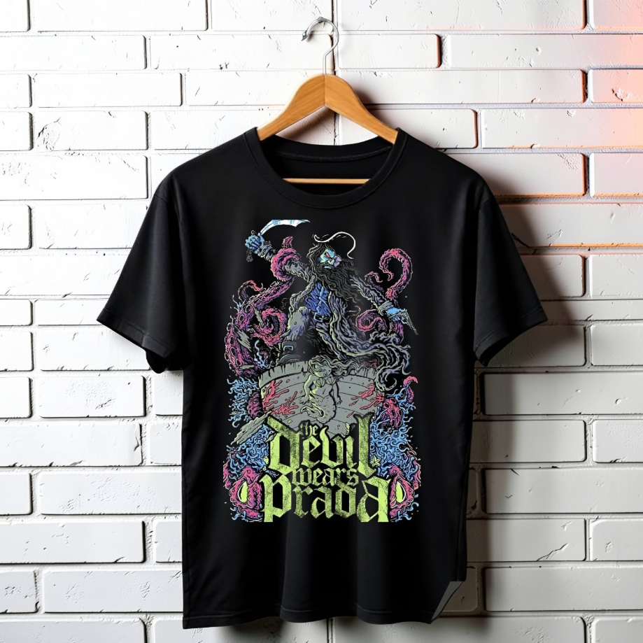 OMERTA Kaos T-Shirt Katun Premium The Devil Wears Prada 2 - Cotton Combed 24s - Pria dan Wanita