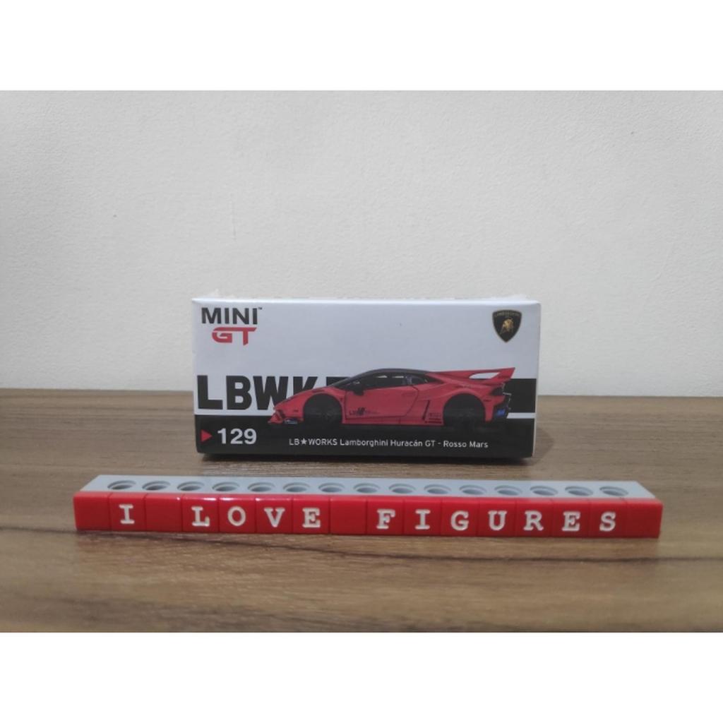 Mini GT 129 Lamborghini Huracan GT Rosso Mars Red LB Works
