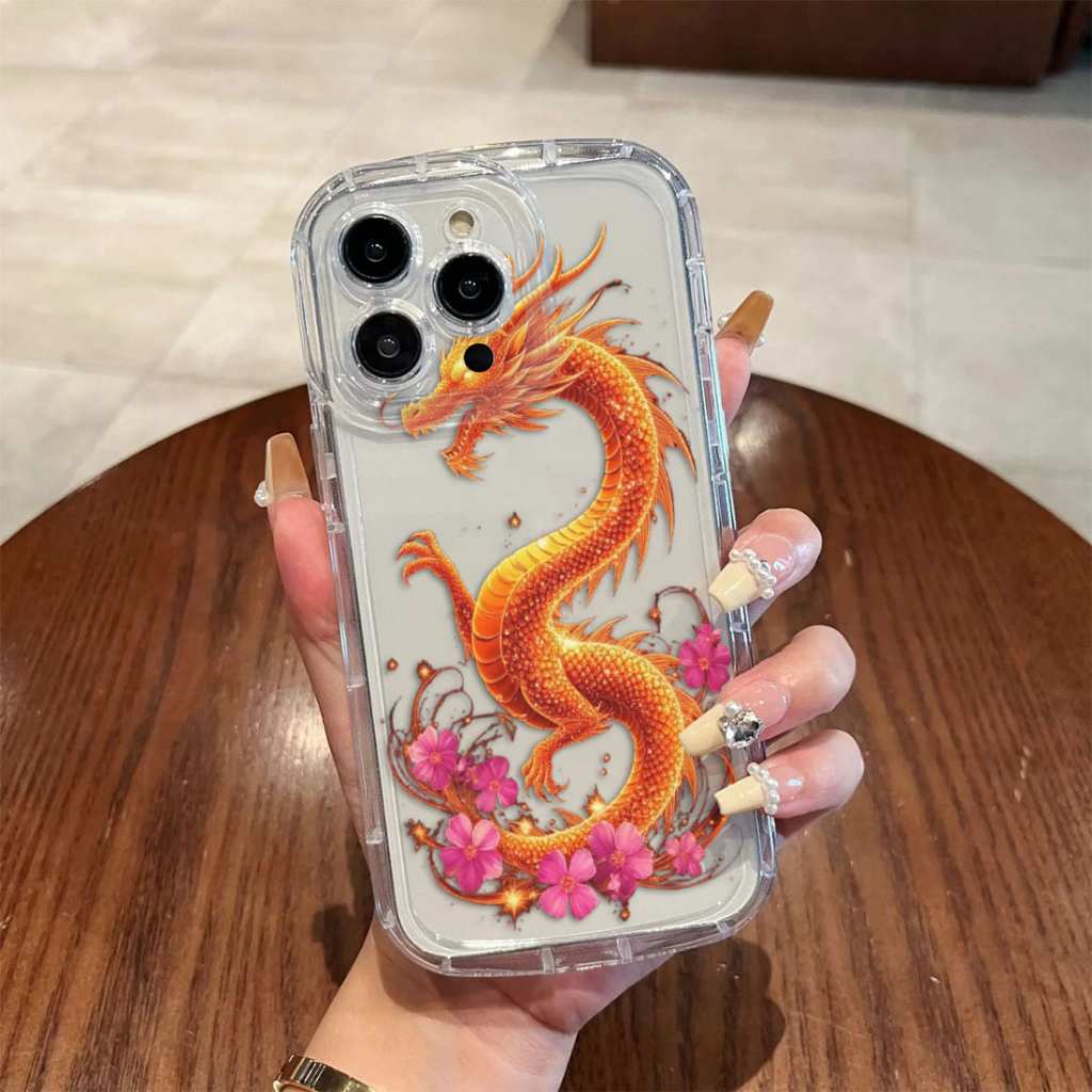 [NUANSACASE] Softcase OPPO A16 A16S A54S A54 A55 4G A15 A15S A16K A16E Motif naga Kekinian - Case Op