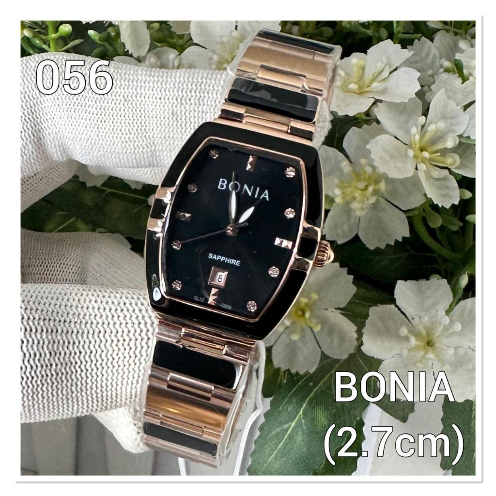 Bonia Stainless Steel Tanggal Aktif Jam Tangan Wanita