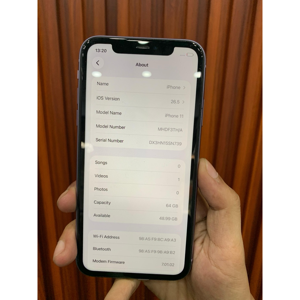 Iphone 11 64 Simlock Wifi Only