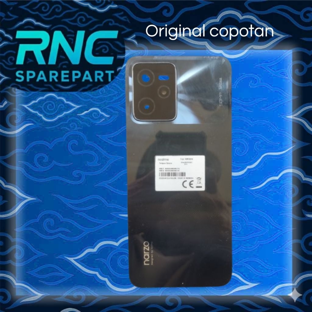 Backdoor Realme Narzo 50A Prime Second Copotan