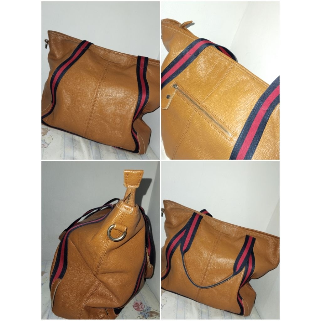 [preloved] totebag large kulit asli