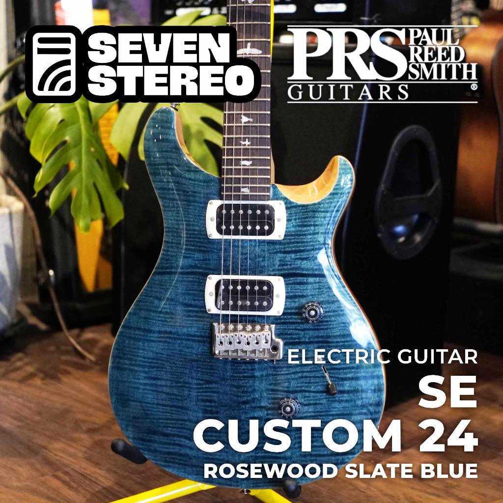 PRS SE Custom 24 Slate Blue