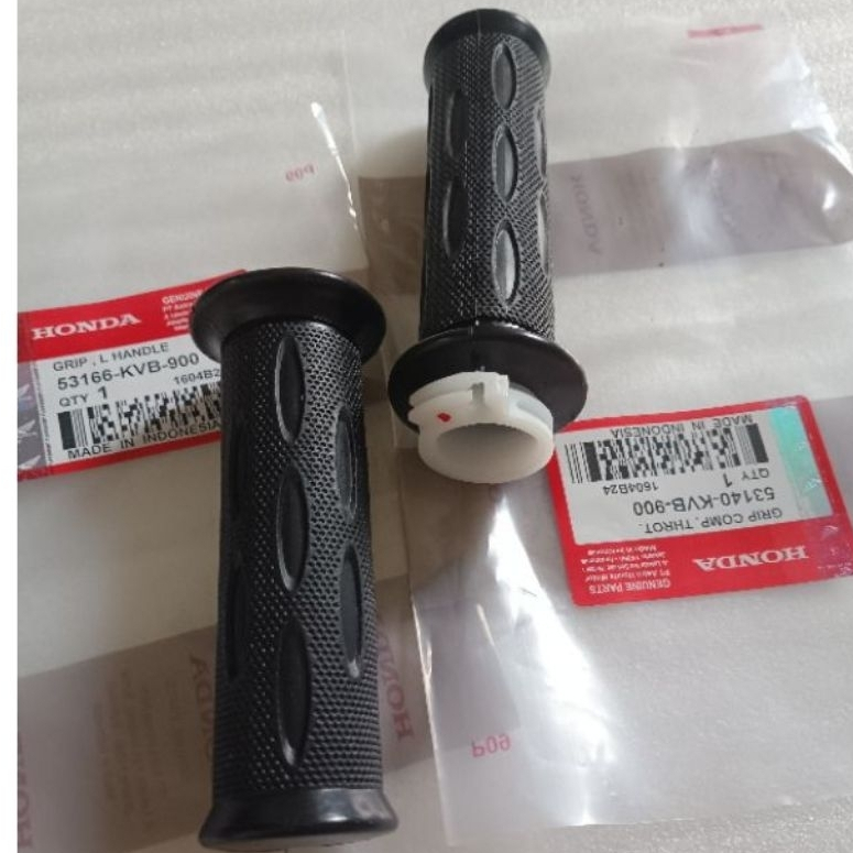 SEPASANG Hanfat handfat handgrip kanan kiri Beat karbu-Vario karbu 53140-KVB-900 53166-KVB-900