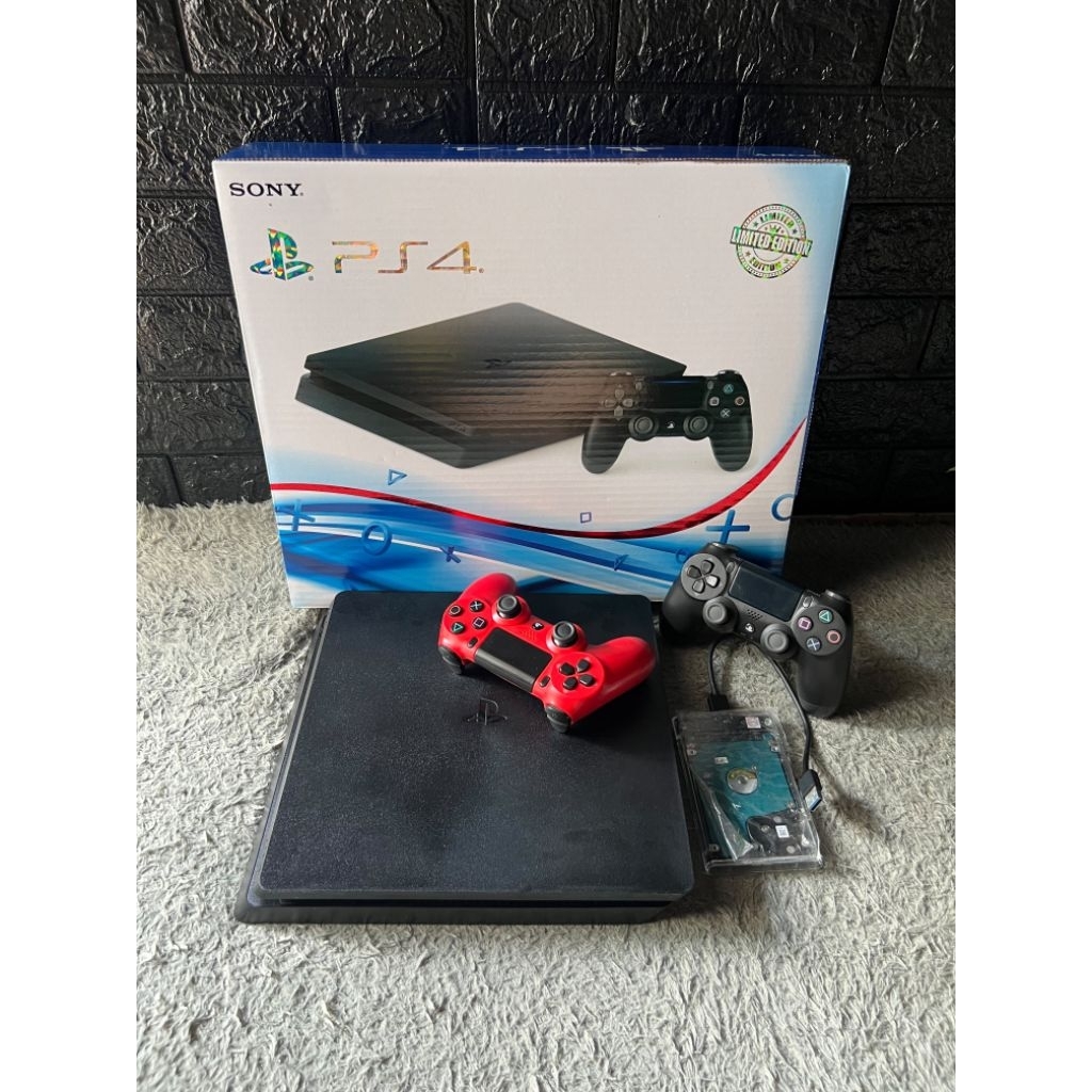 PS4 SLIM HEN 6.72 1TB (INTERNAL 500GB + EXT 500GB)
