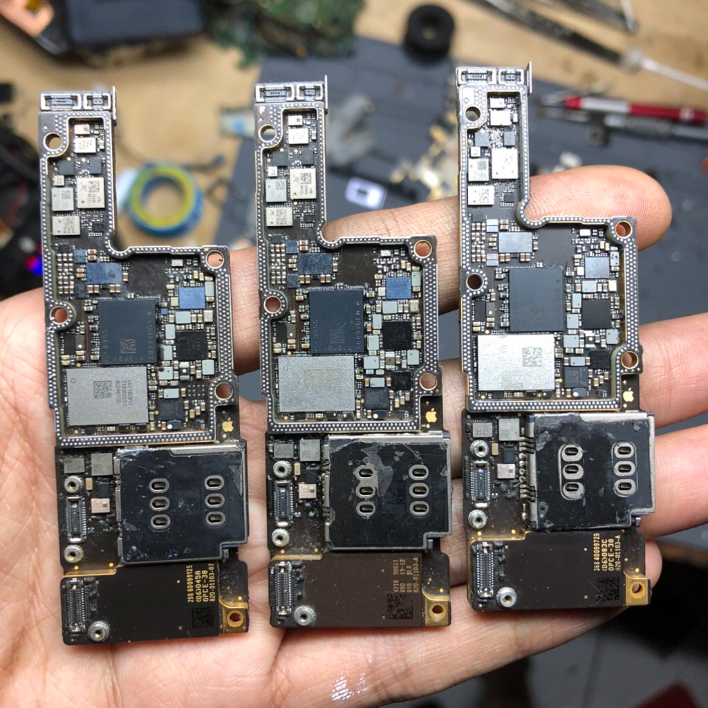 Logicboard iPhone XS Max Bawah, Mainboard iPhone XSM, Mesin iPhone Xs Max Baseband Layer Bawah