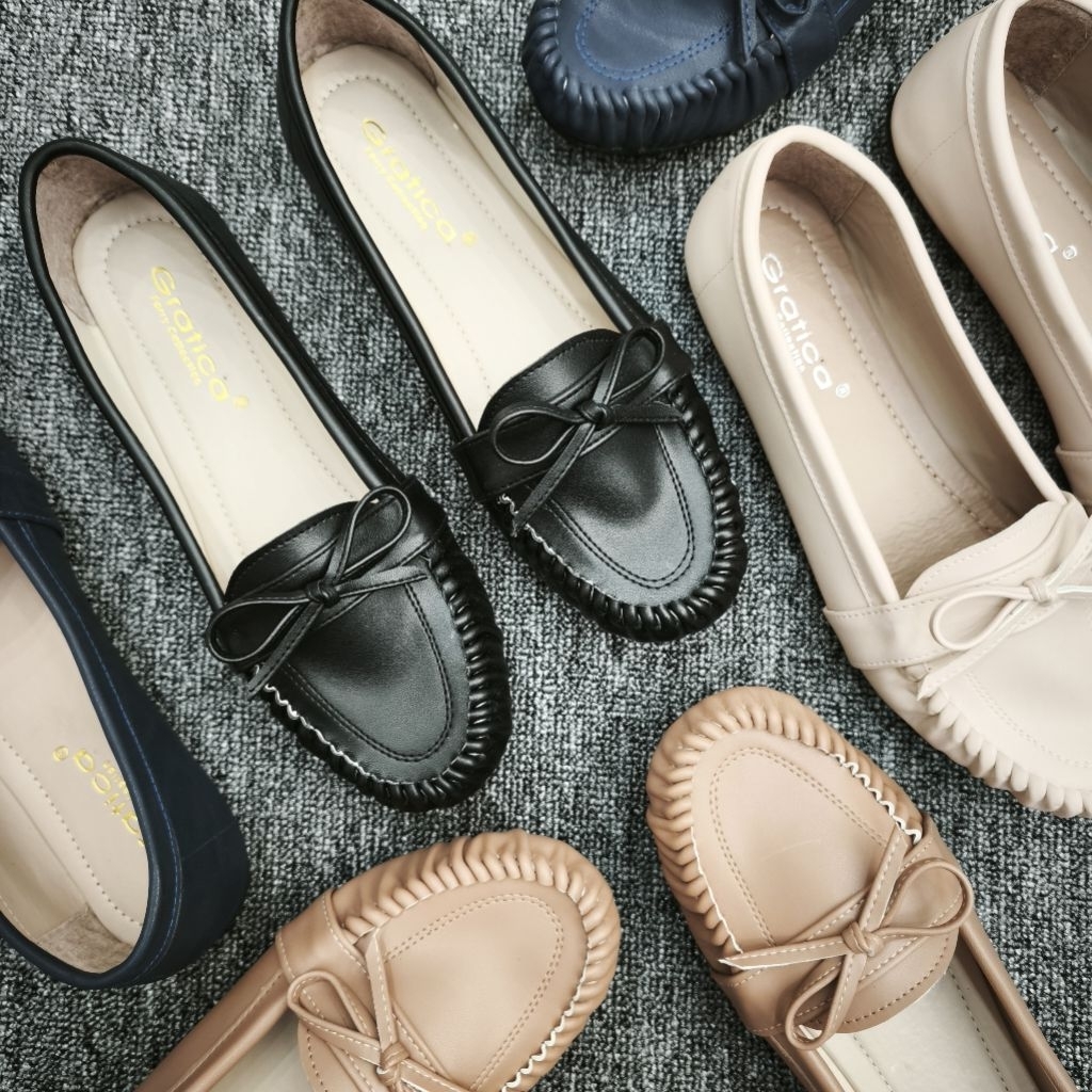 Gratica Sepatu Wanita Rajut Mocasin Flat Shoes RJ 28