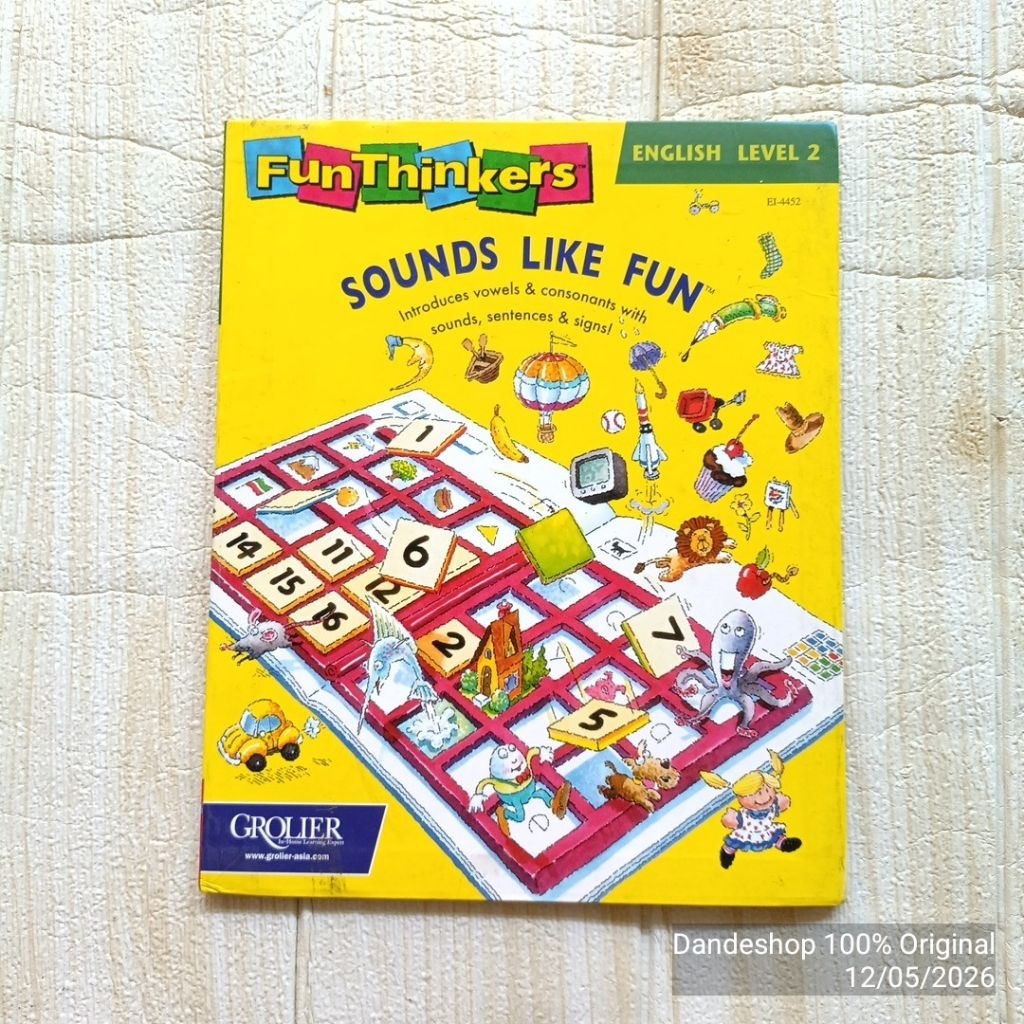 Grolier Fun Thinkers - SOUNDS LIKE FUN english level 2 - Buku Anak Bahasa Inggris Funthinkers Bekas 