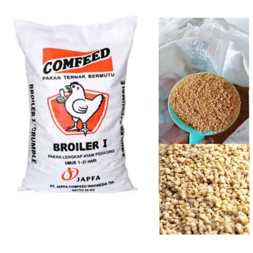 Pakan Ayam BR 1 Comfeed 1kg - Protein Tinggi Broiler