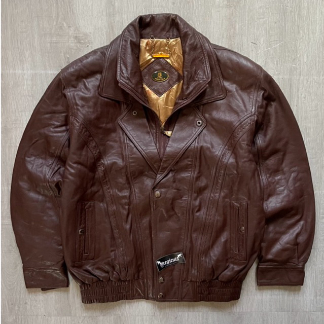 Kasa Italy Vintage Leather Work Jacket