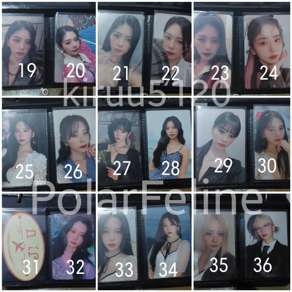 Photocard JIU Dreamcatcher All Era and Concert Crossroad
