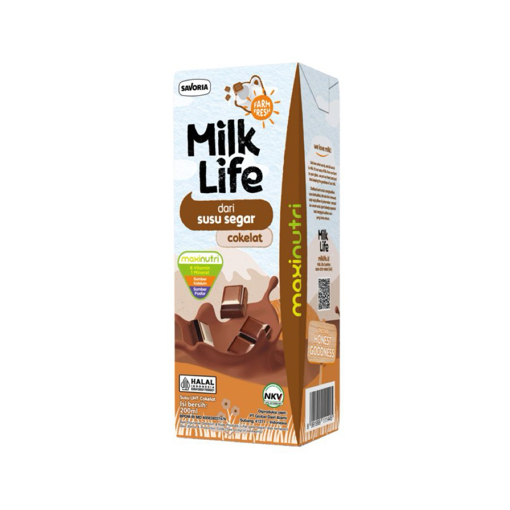 Susu Milklife 200ml susu UHT susu cokelat