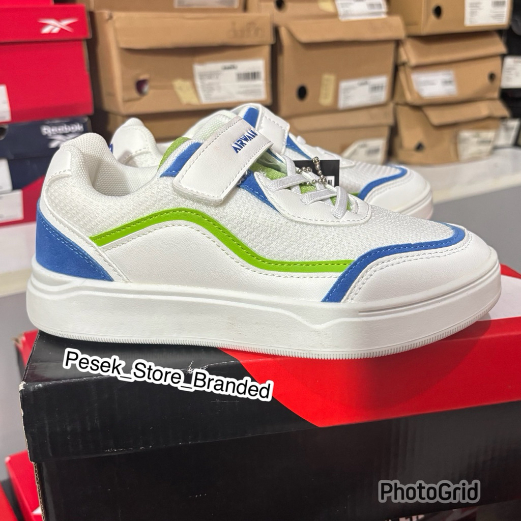 Sepatu airwalk Camron Jr Putih pink size 33,34,35 original