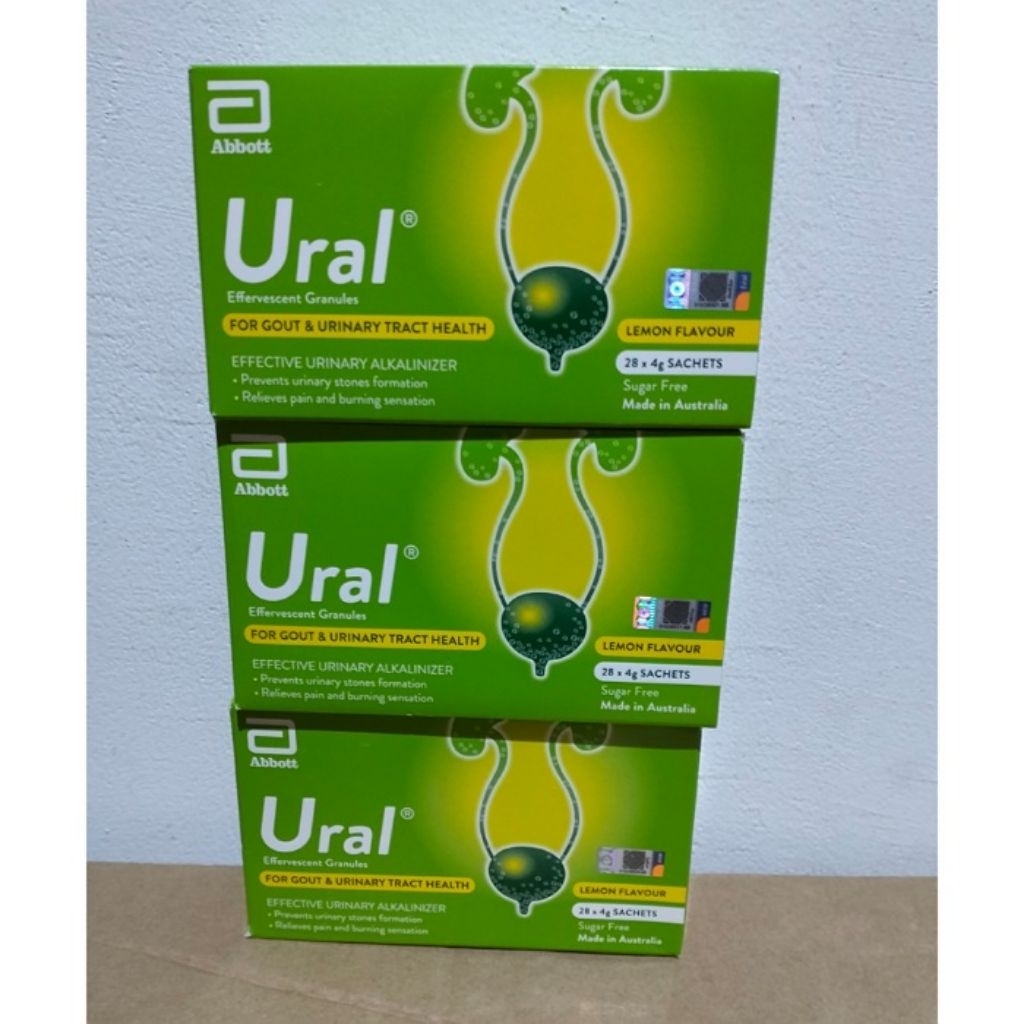 URAL ECER/SACHET Effervescent Granules lemon flavour
