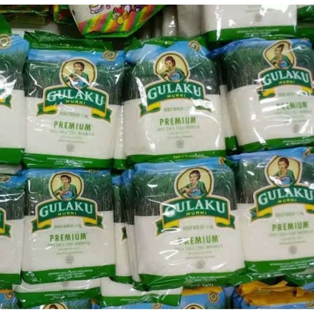 Gula Pasir Gulaku Premium 1 kg - 1 Dus Isi 24 pcs