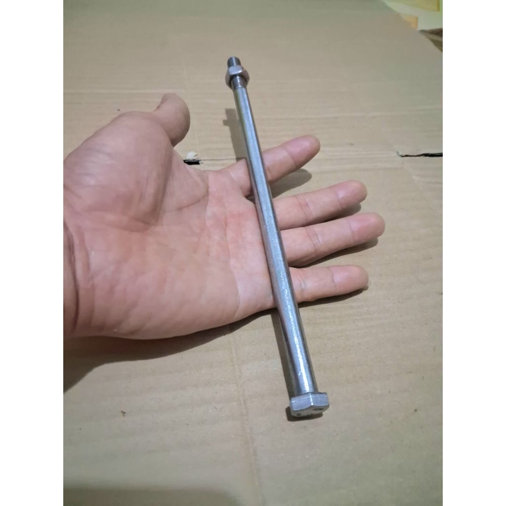 Baut mur stainless m10x200 baut kunci 17 panjang 20 cm sus 304