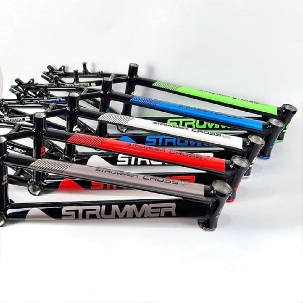 Frame BMX Strummer Cross 1.5 BMX, Alloy, Semi-Internal Cable, 20 inch rangka BMX gawangan bmx