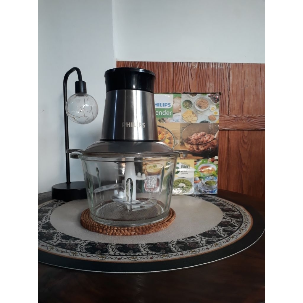Preloved Blender Chopper Philips HR2560 (Second Good Condition)