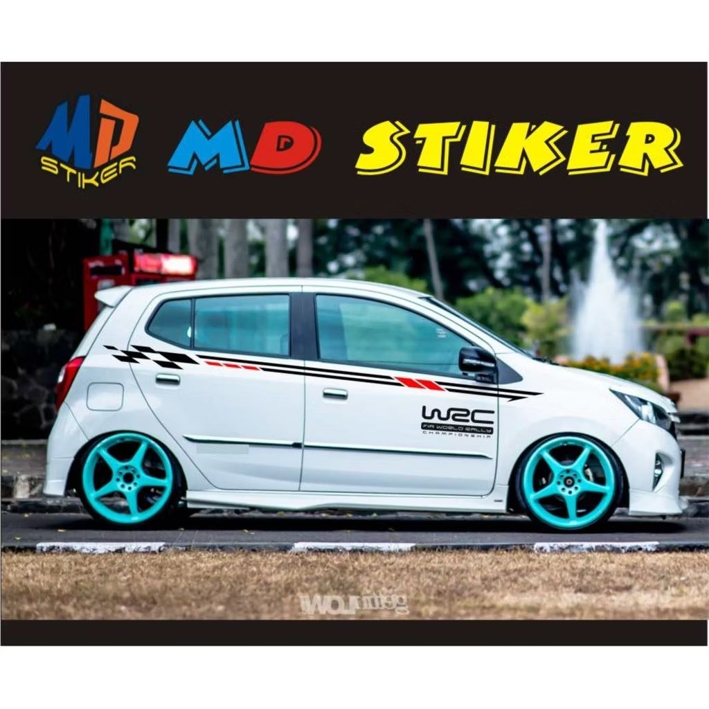 Sticker mobil ayla agya sticker list mobil ayla agya keren tahan lama