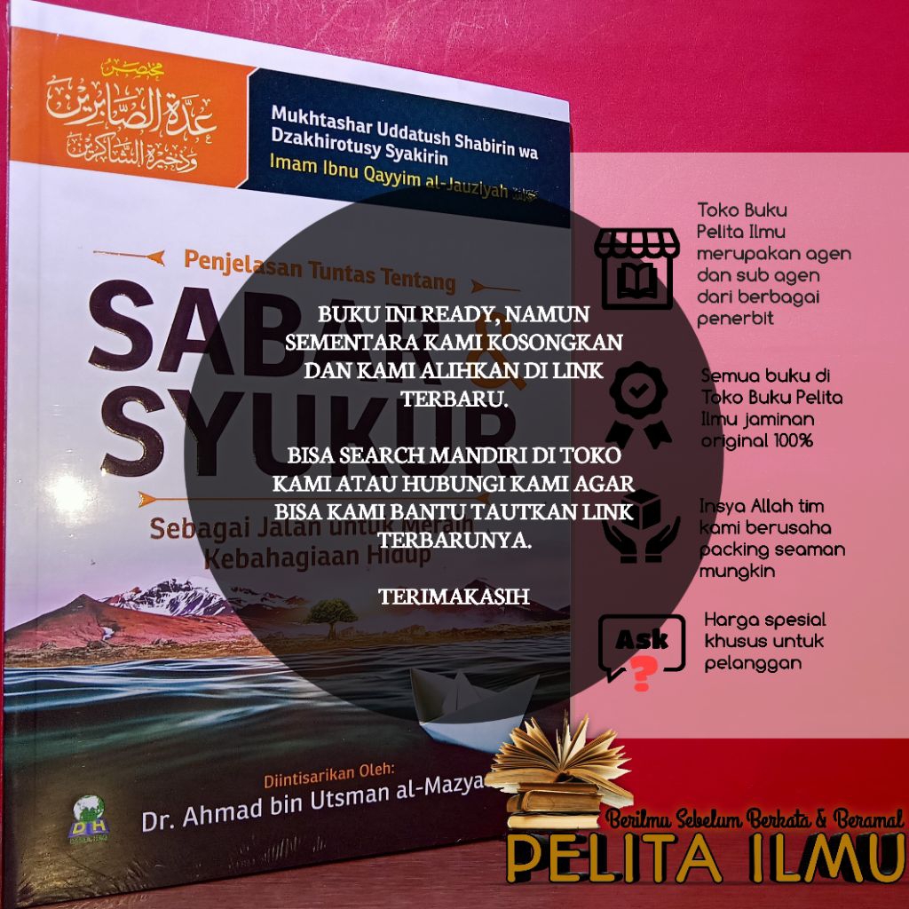 Buku Penjelasan Tuntas Tentang Sabar Dan Syukur Sebagai Jalan Untuk Meraih Kebahagiaan Hidup - Ringk