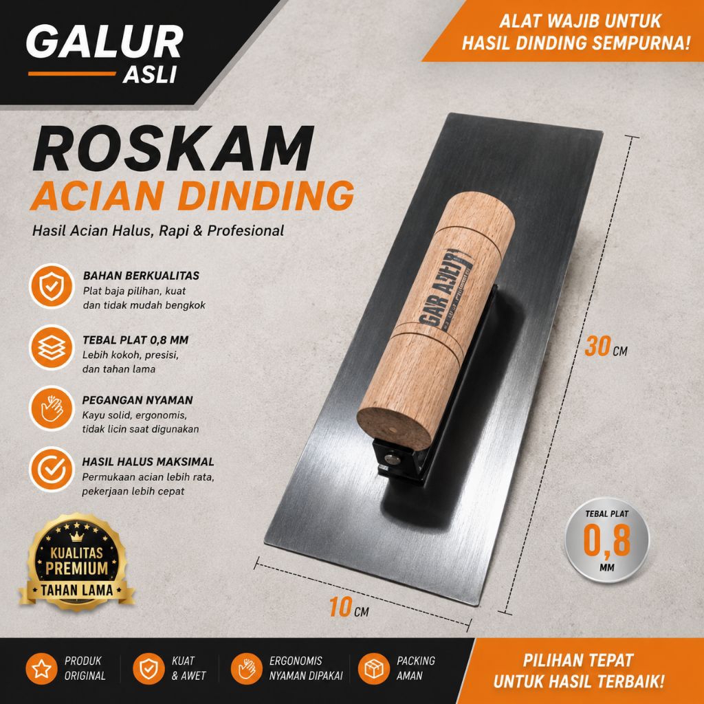 Roskam roskam acian GALUR ASLI 30cm