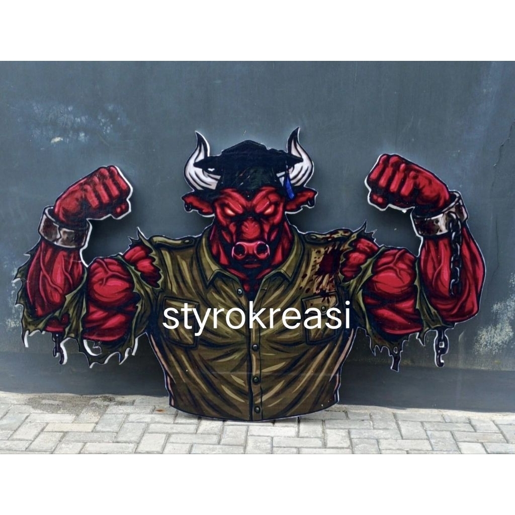 Styrofoam gambar /sterofoam/karakter/lukis/gambar/angka/huruf