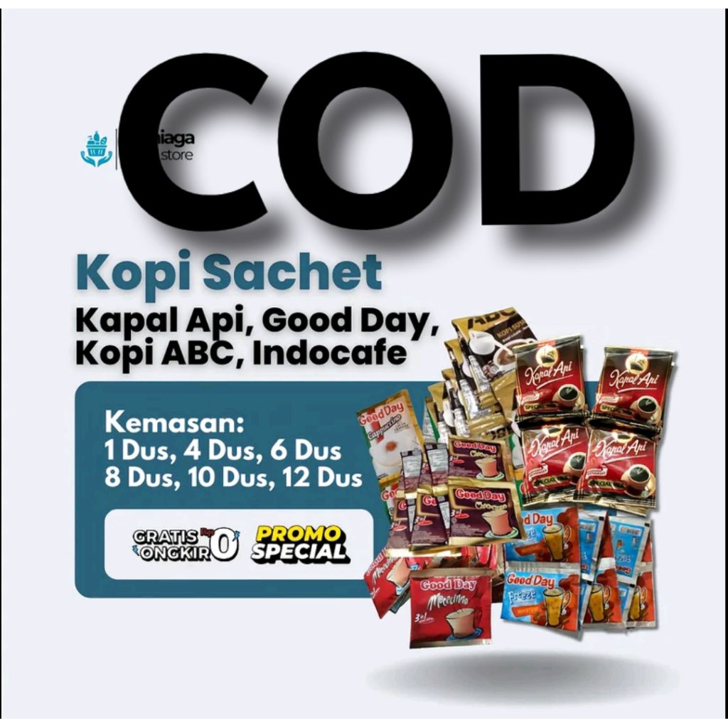 kopi 1 dus isi 120 rencengan