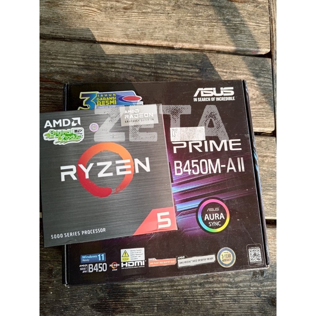 Paketan Ryzen 5 5600, Mobo B450M-A ll Asus