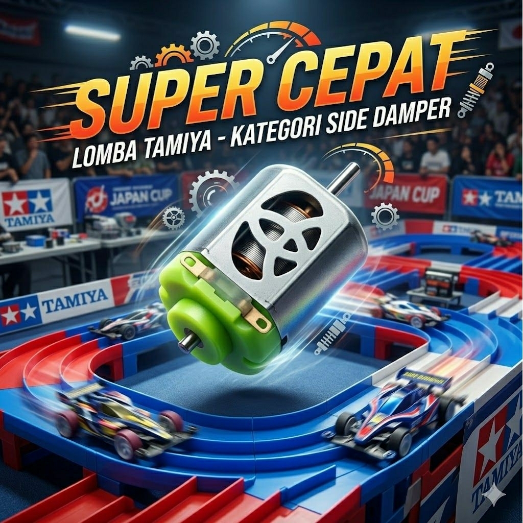 DINAMO TAMIYA KILIKAN SETAN kawat tembaga 0,6 mm speed lebih dari 95 km/jam (SELAMA MASIH TAMPIL BAR