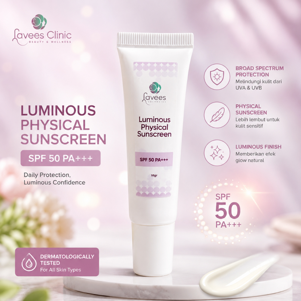 Sunscreen Physical - Lavees Luminous Physical Sunscreen