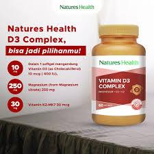 Natures Health vitamin D3 COMPLEX | Magnesium+D3+K2