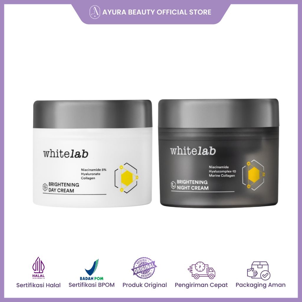 Whitelab Brightening Day Cream & Night Cream