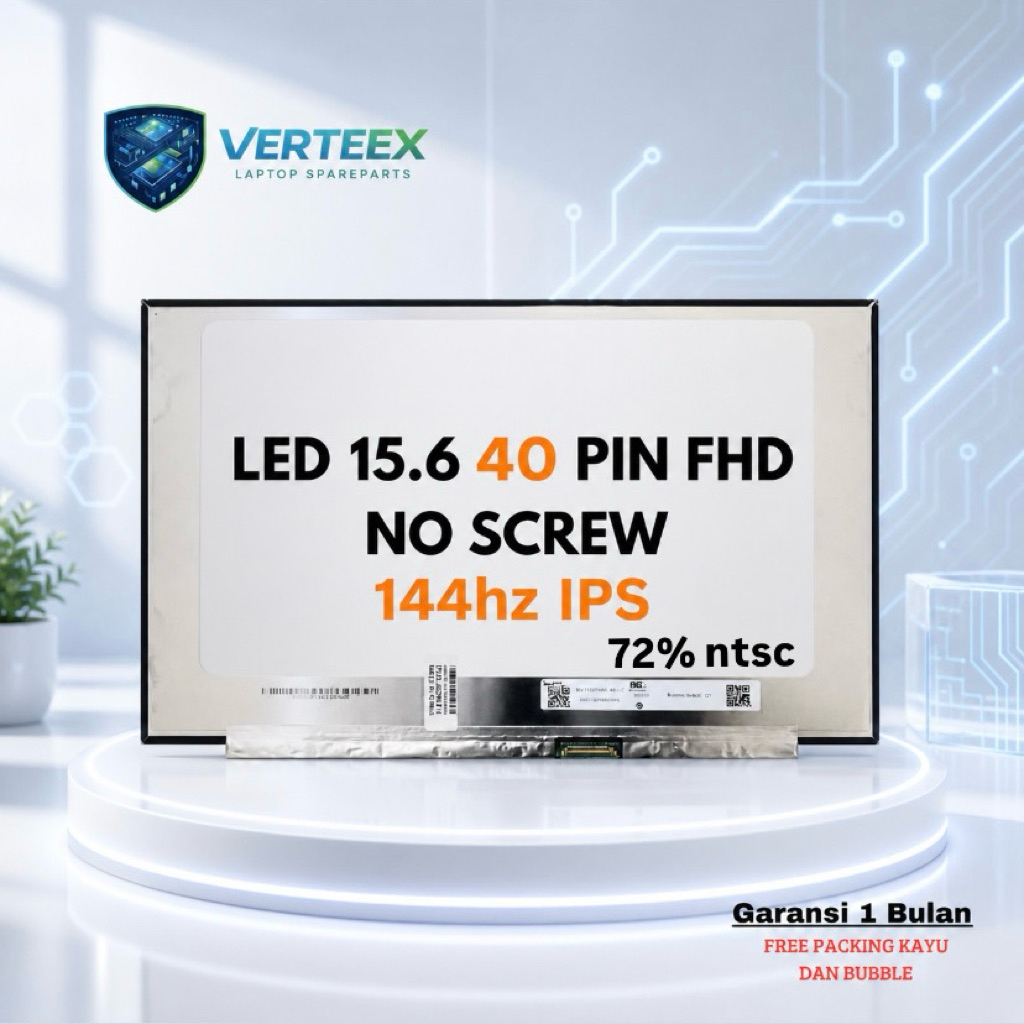 LED LCD 15.6 40pin 144hz ORIGINAL 72% Ntsc
