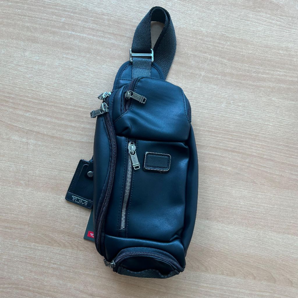Tumi Alpha Bravo Leather Kelley Dompet Kulit Premium