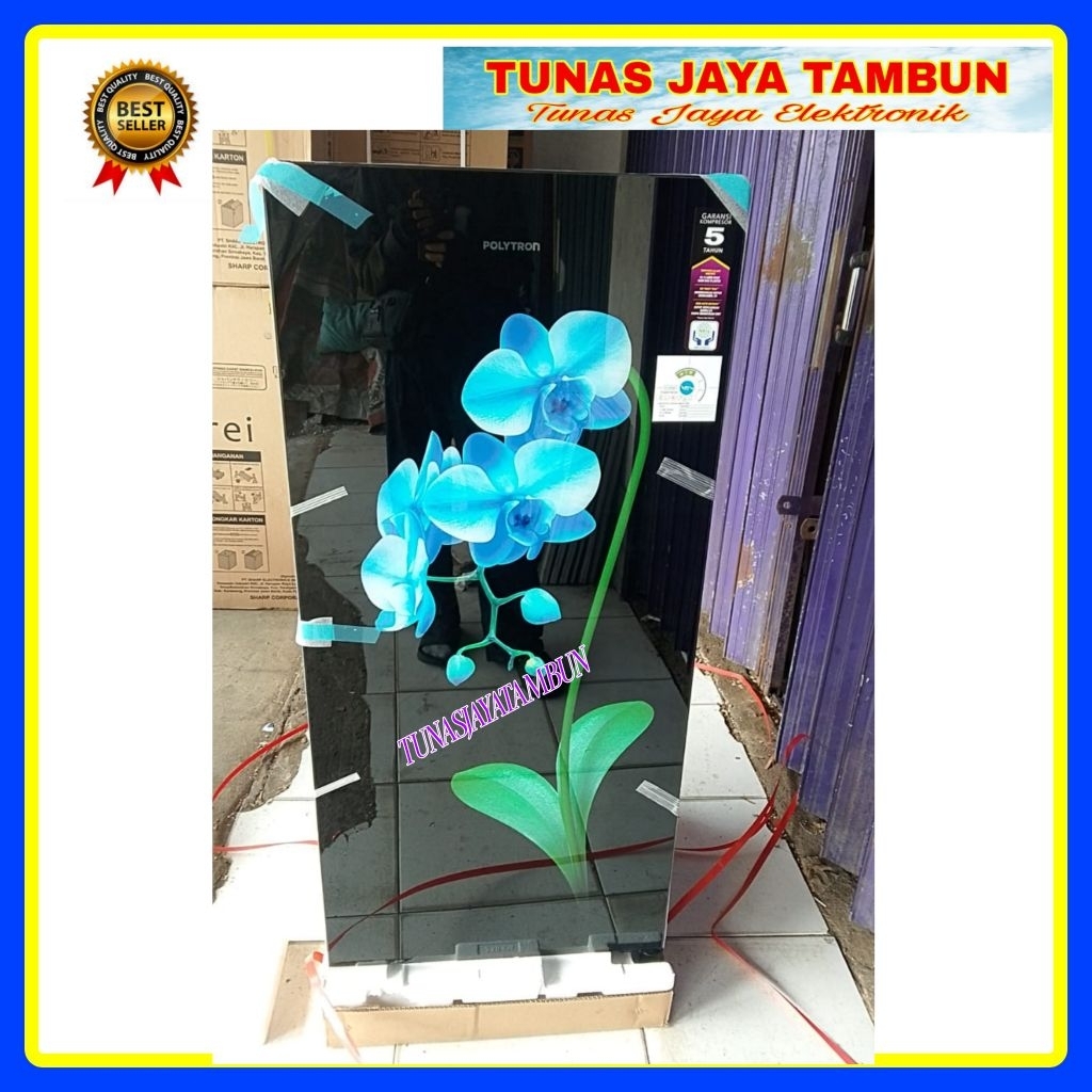 KULKAS POLYTRON PRA 18 MOB  / KULKAS POLYTRON 1 PINTU 180 LITER  / POLYTRON PRA-18MOB